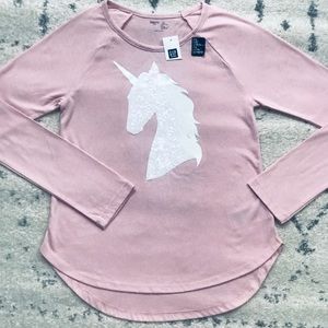 NEW. Gap Unicorn Long Sleeve